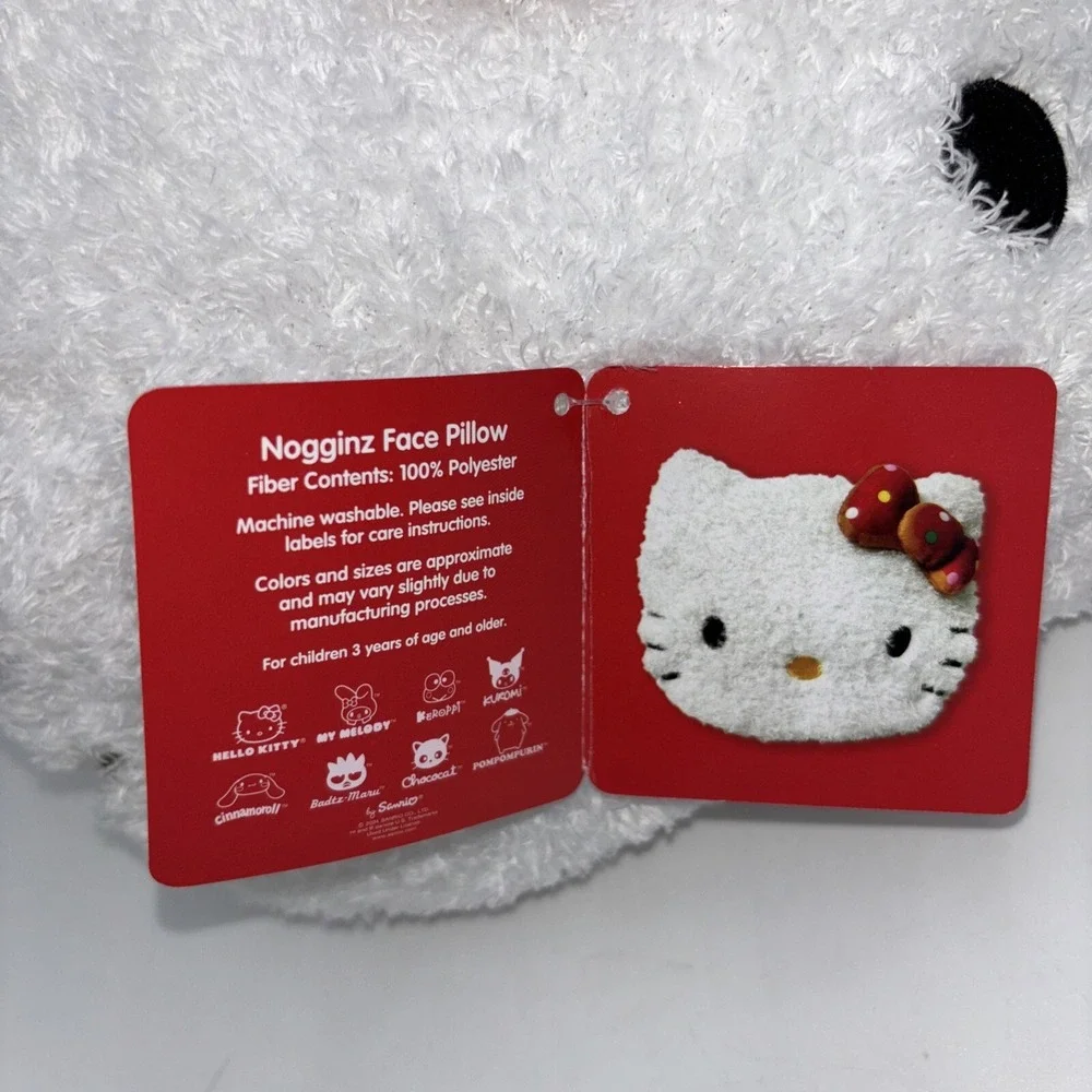 Sanrio Hello Kitty Gingerbread House  Nogginz Face Pillow 8